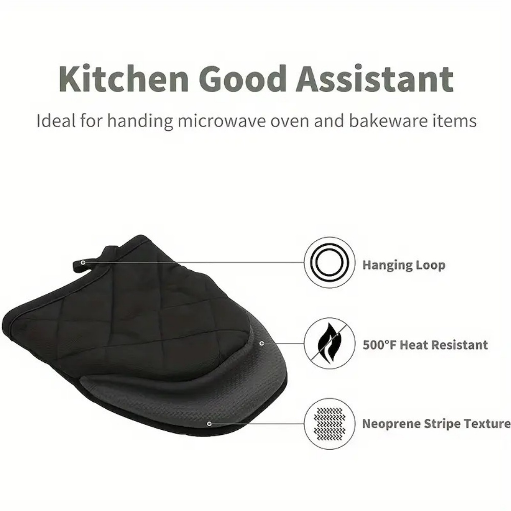 Oven Mitts 500°F Heat Resistan - огляд і ціна Oven Mitt Silicone