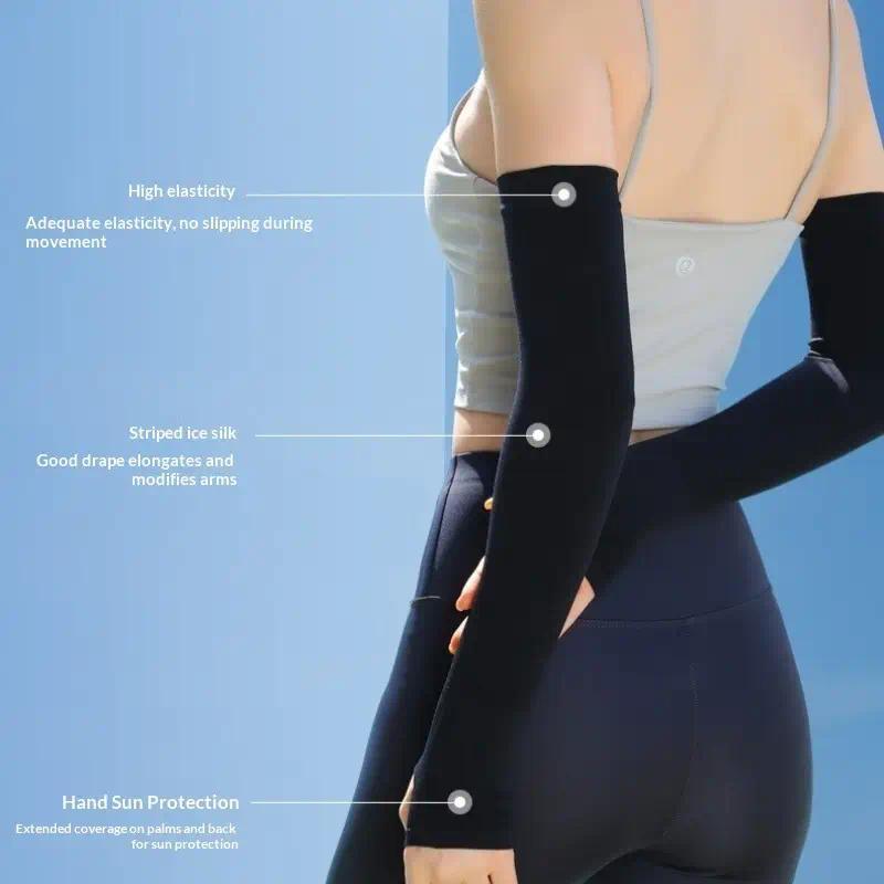 3 Pairs Ice Sleeves Stylish Si - огляд і ціна Fingerless Glove Knit